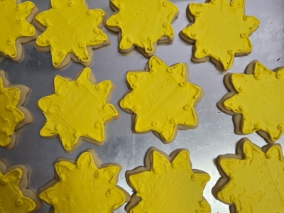 Yellow Star Cookies